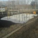 Бесшовное покрытие из резиновой крошки двухслойное (сэндвич)