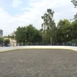 Хоккейный корт на траве, поселок Коммунарка
