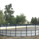 Хоккейный корт на траве, поселок Коммунарка