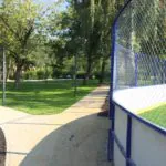 Хоккейный корт на траве, поселок Коммунарка