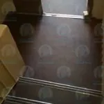Ступени из рулонного покрытия с уголками