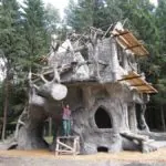 Каркасное производство из камня и дерева