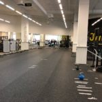 Резиновое рулонное покрытие Регупол в фитнес зале Москва Сити