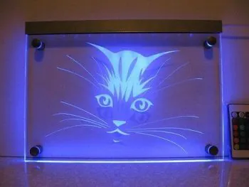 Cветильник из оргстекла