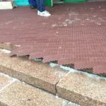 Крыльцо с покрытием Антикаблук
