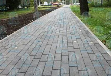 Полимерная плитка для тротуара