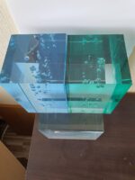 Пузырьковые акриловые стержни квадратные