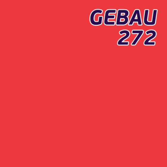 Листовой полистирол красный SL272 GEBAU ударопрочный