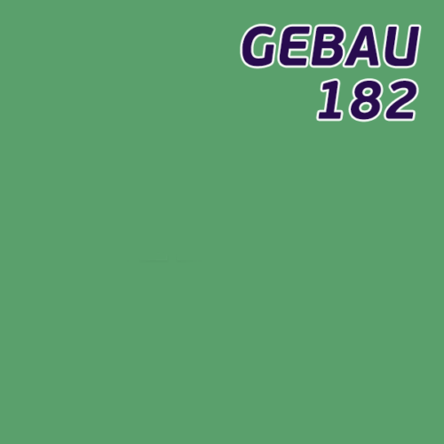 Листовой полистирол зелёный SL182 GEBAU ударопрочный