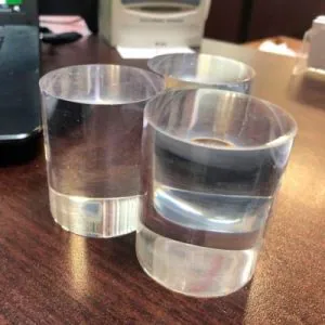 Распил стержней из оргстекла