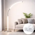 Светильник напольный из белого рассеивателя