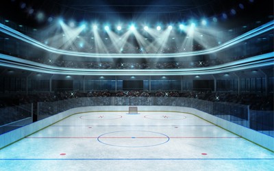 Установка хоккейного льда на хоккейной арене