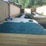 Монтаж резиновой плитки