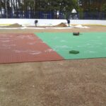 Покрываем хоккейную - пластиковый модуль