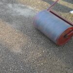 Утрамбовка основаия для плитки из пластика