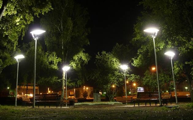 освещение уличный фонарь из поликарбоната