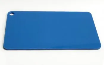 Листовой полистирол голубого цвета