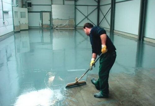 Как происходит монтаж наливного пола