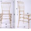 Размеры стульев из поликарбоната «Napoleon»