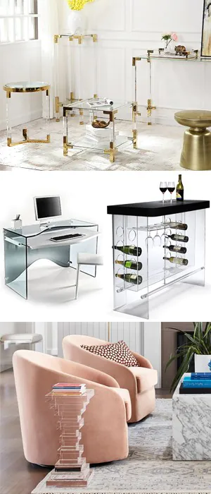 Виды акриловых столов