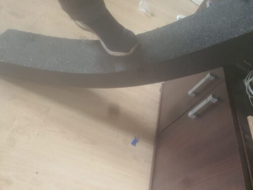 Травмобезопасный резиновый бордюр 1000*200*80 мм желтый — изображение 8