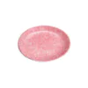 Круглая тарелка розовая 17,8x1,8 см