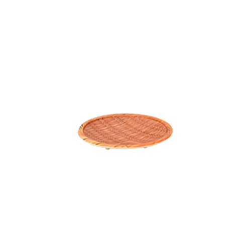 Плоская нестандартная тарелка из меламина 18,1x18,1x2,8 см