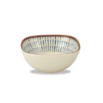 Квадратная чаша бело-голубая 19,8x19,8x7,4 см