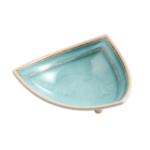 Треугольная чаша 7,5" бирюза 19x19x5,5 см