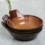 Чаша с ручкой 5" коричневая 1,4x11,8x5,8 см