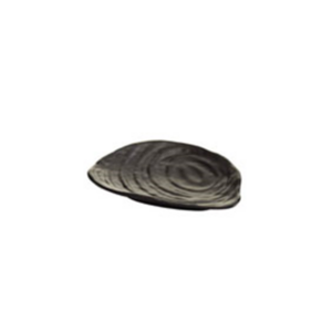 Меламиновая матовая тарелка 19,9x16x2,5 см