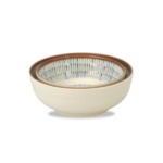 Круглая чаша бело-голубая 19x7,2 см