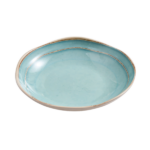 Круглая чаша 9,5" бирюза 24,1x4,8 см