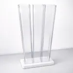 Трубы из поликарбоната прозрачные  - квадратные 2000 мм — изображение 5