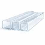Квадратные трубы из оргстекла - прозрачные