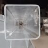 Акриловые трубы прозрачные - квадратные 2000 мм