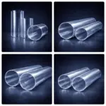 Трубы акриловые круглые - прозрачные