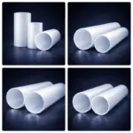 Трубы акриловые - опал