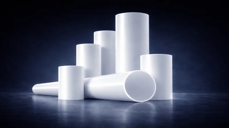 Белые трубы из поликарбоната ТД Андраус