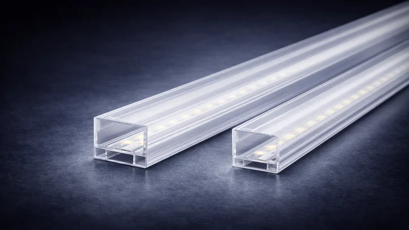 Прозрачный профиль противоударный для LED