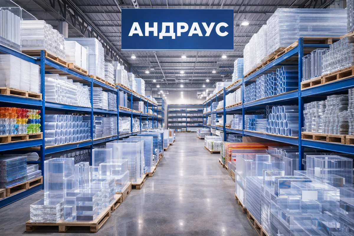 Склад материалов компании Андраус