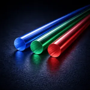 Акриловые стержни - разных цветов
