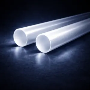 Акриловый стержень из оргстекла - глянцево-молочный