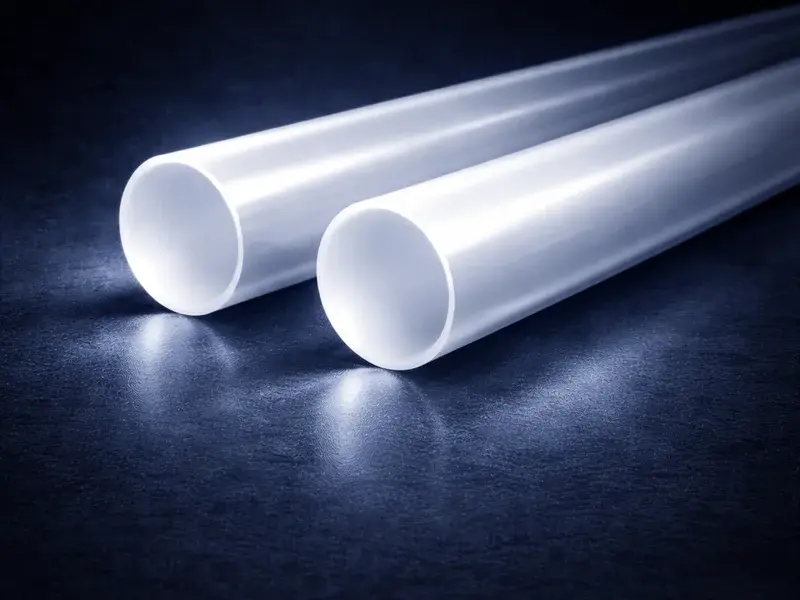 Акриловый стержень из оргстекла - глянцево-молочный