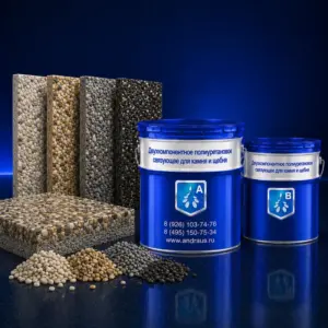 Двухкомпонентное полиуретановое связующее для камня и щебня