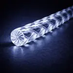 Косичка - прозрачный акриловый стержень