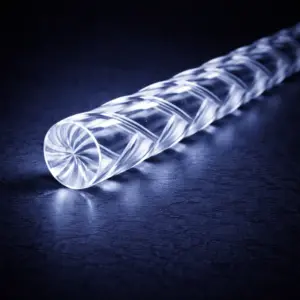 Косичка - прозрачный акриловый стержень