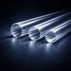 Круглые акриловые стержни - прозрачные