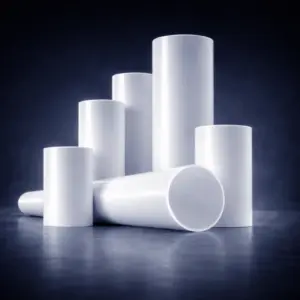 Круглые трубы поликарбонатные - белые