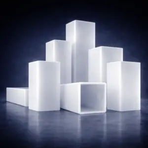 Квадратные трубы поликарбонатные - опал